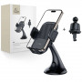 Suporte universal para telemóvel para automóvel Tech-Protect V8 para painel e saída de ar, preto