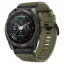 Pulseira de relógio Tech-Protect Nylon Classic para Garmin Fenix 5X / 5X Plus / 6X / 6X Pro / 7X / 8 / 8 Pro / 9 / 9 Pro 47 mm, verde militar