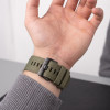 Pulseira de relógio Tech-Protect Nylon Classic para Garmin Fenix 5X / 5X Plus / 6X / 6X Pro / 7X / 8 / 8 Pro / 9 / 9 Pro 47 mm, verde militar