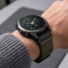 Pulseira de relógio Tech-Protect Nylon Classic para Garmin Fenix 5X / 5X Plus / 6X / 6X Pro / 7X / 8 / 8 Pro / 9 / 9 Pro 47 mm, verde militar