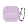 Capa de silicone com gancho Tech-Protect para Samsung Galaxy Buds 4 / 4 Pro, lavanda