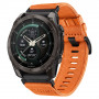Pulseira de relógio Tech-Protect Nylon Classic para Garmin Fenix 5X / 5X Plus / 6X / 6X Pro / 7X / 8 / 8 Pro / 9 / 9 Pro 47 mm, laranja sinal