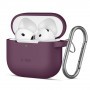 Capa Tech-Protect Silicone Hook para Apple AirPods 4 / 5 THP6094, bordô