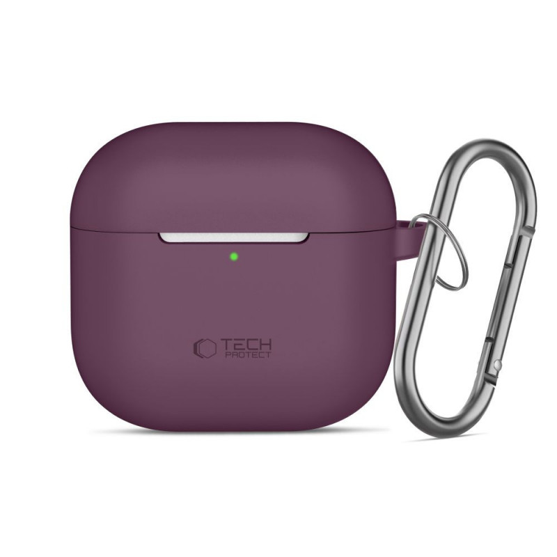 Capa Tech-Protect Silicone Hook para Apple AirPods 4 / 5 THP6094, bordô