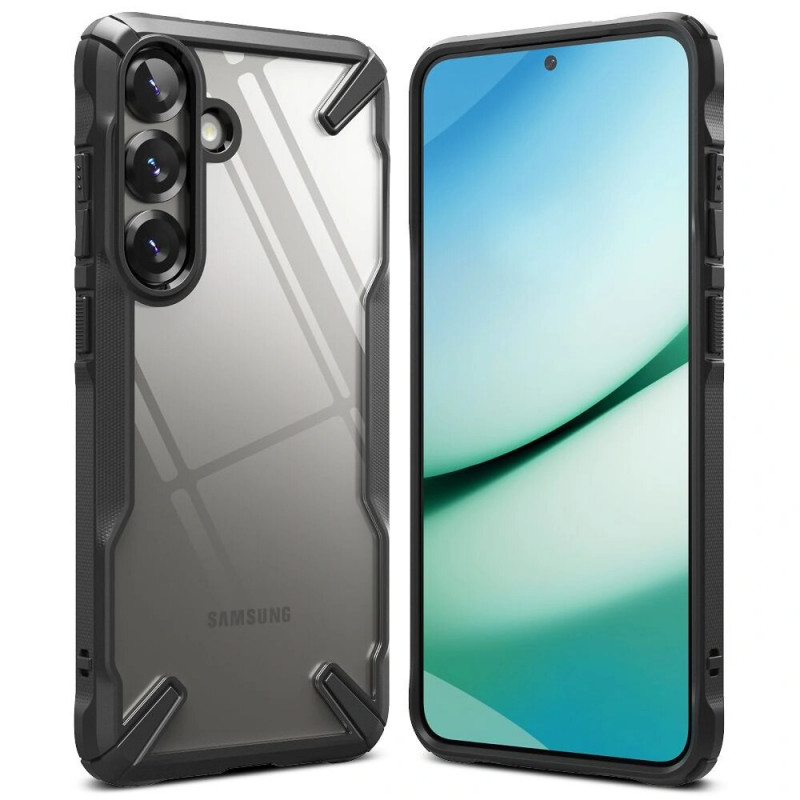 Capa Ringke Fusion-X para Samsung Galaxy S25+, preta