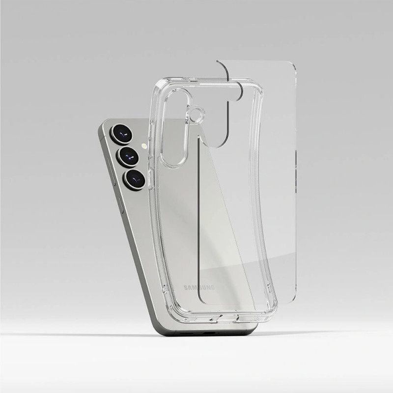 Capa Ringke Fusion para Samsung Galaxy S25+, transparente