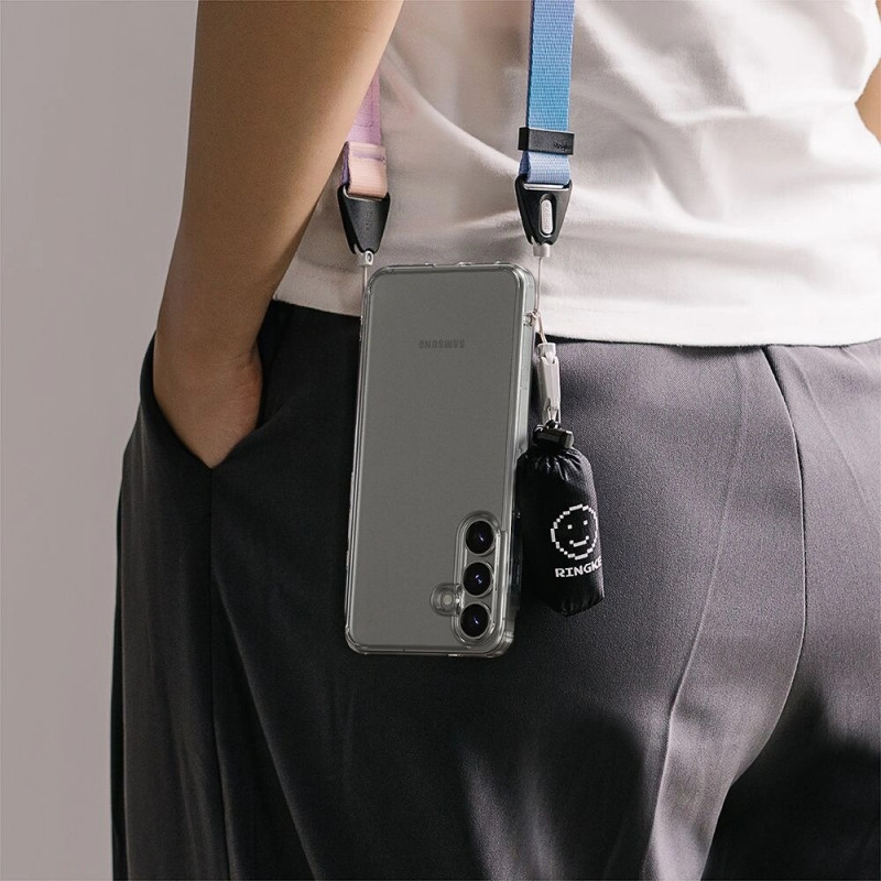 Capa Ringke Fusion para Samsung Galaxy S25+, transparente