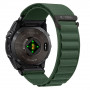Pulseira Tech-Protect Nylon Pro THP6036 para Garmin Fenix 5X / 5X Plus / 6X / 6X Pro / 7X / 8 / 8 Pro / 9 / 9 Pro (51 mm), verde militar