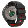 Pulseira Tech-Protect Iconband Pro para Garmin Fenix 5X / 5X Plus / 6X / 6X Pro / 7X / 8 / 8 Pro / 9 / 9 Pro (47 mm), preta / vermelha