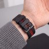 Pulseira Tech-Protect Iconband Pro para Garmin Fenix 5X / 5X Plus / 6X / 6X Pro / 7X / 8 / 8 Pro / 9 / 9 Pro (47 mm), preta / vermelha