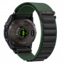 Pulseira Tech-Protect Nylon Pro THP6034 para Garmin Fenix 5X / 5X Plus / 6X / 6X Pro / 7X / 8 / 8 Pro / 9 / 9 Pro (51 mm), verde / preta