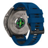 Pulseira Tech-Protect Iconband Pro THP6047 para Garmin Fenix 5X / 5X Plus / 6X / 6X Pro / 7X / 8 / 8 Pro / 9 / 9 Pro (47 mm), azul-marinho / preto