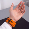 Pulseira Tech-Protect Iconband Pro THP6048 para Garmin Fenix 5X / 5X Plus / 6X / 6X Pro / 7X / 8 / 8 Pro / 9 / 9 Pro (47 mm), laranja / preto