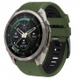Tech-Protect Iconband Pro THP6049 bracelete de relógio para Garmin Fenix 5X / 5X Plus / 6X / 6X Pro / 7X / 8 / 8 Pro / 9 / 9 Pro (47 mm), verde / preto