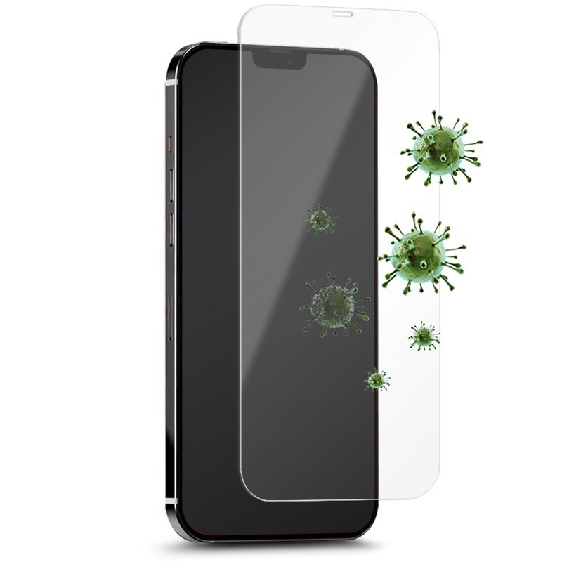PURO Vidro Temperado Antibacteriano para Apple iPhone 12 Pro Max