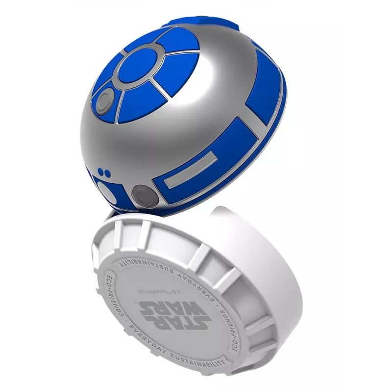 Capa Samsung Eco-Friends R2-D2T GP-FPR510HOASW para Buds, branca