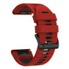 Pulseira Tech-Protect Iconband Pro THP6050 para Garmin Fenix 5X / 5X Plus / 6X / 6X Pro / 7X / 8 / 8 Pro / 9 / 9 Pro (47 mm), vermelha / preta