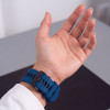 Pulseira Tech-Protect Iconband Pro THP6040 para Garmin Fenix 5X / 5X Plus / 6X / 6X Pro / 7X / 8 / 8 Pro / 9 / 9 Pro (51 mm), azul-marinho / preto