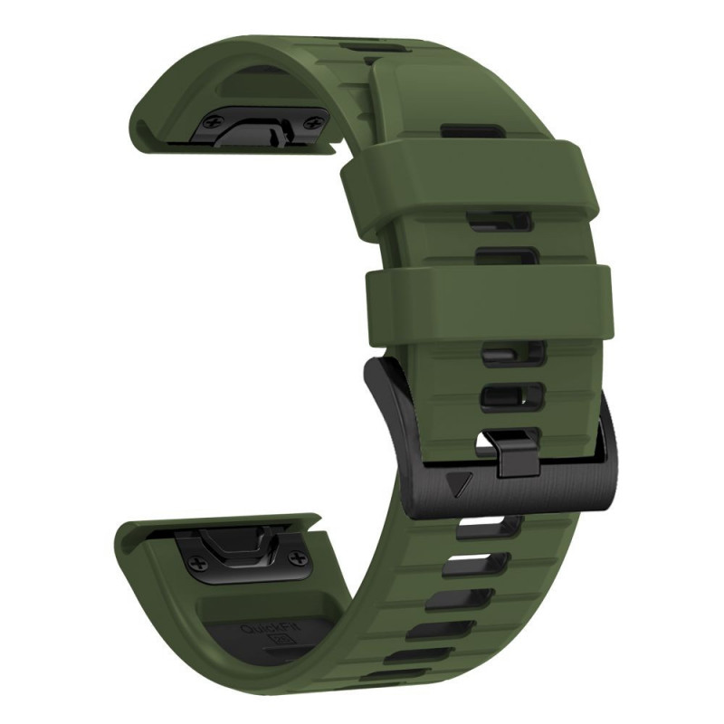 Pulseira Tech-Protect Iconband Pro THP6041 para Garmin Fenix 5X / 5X Plus / 6X / 6X Pro / 7X / 8 / 8 Pro / 9 / 9 Pro (51 mm), verde / preto