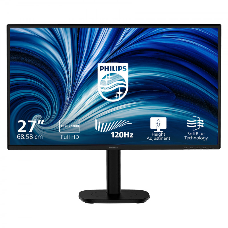 Monitor LED Philips 3000 Series 27B2N3200A/00 de 27 polegadas, IPS, Full HD, preto