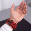 Pulseira Tech-Protect Iconband Pro THP6043 para Garmin Fenix 5X / 5X Plus / 6X / 6X Pro / 7X / 8 / 8 Pro / 9 / 9 Pro (51 mm), vermelha / preta