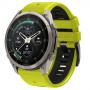 Pulseira Tech-Protect Iconband Pro THP6042 para Garmin Fenix 5X / 5X Plus / 6X / 6X Pro / 7X / 8 / 8 Pro / 9 / 9 Pro (51 mm), lima / preto