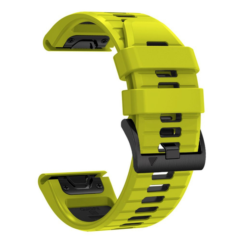 Pulseira Tech-Protect Iconband Pro THP6042 para Garmin Fenix 5X / 5X Plus / 6X / 6X Pro / 7X / 8 / 8 Pro / 9 / 9 Pro (51 mm), lima / preto