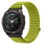 Pulseira Tech-Protect NylonLoop THP6106 para Garmin Fenix 5X / 5X Plus / 6X / 6X Pro / 7X / 8 / 8 Pro / 9 / 9 Pro (51 mm), electric lime