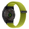 Pulseira Tech-Protect NylonLoop THP6106 para Garmin Fenix 5X / 5X Plus / 6X / 6X Pro / 7X / 8 / 8 Pro / 9 / 9 Pro (51 mm), electric lime