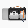 Mala para portátil Tech-Protect Defender Bag THP4355 13-14", preta/laranja