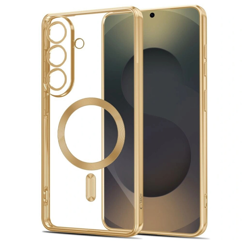 Capa MagFlex MagSafe Tech-Protect para Samsung Galaxy S26+, dourado brilhante