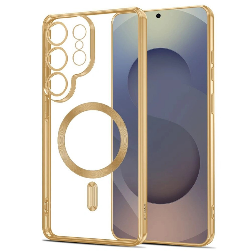 Capa MagFlex MagSafe Tech-Protect para Samsung Galaxy S26 Ultra, dourado brilhante