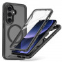 Capa Tech-Protect Defense MagSafe para Samsung Galaxy S26, preto mate