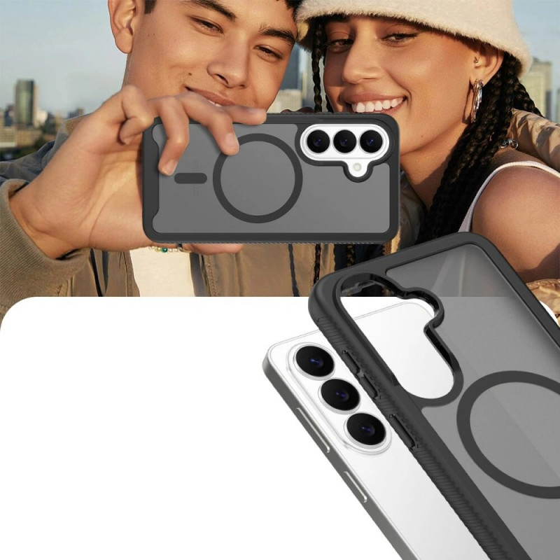 Capa Tech-Protect Defense MagSafe para Samsung Galaxy S26, preto mate