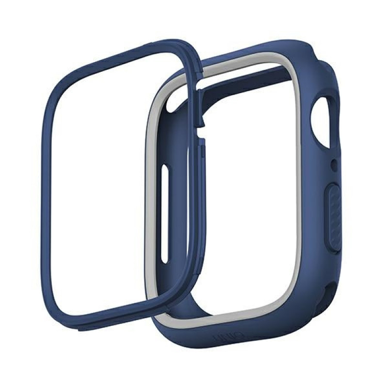 UNIQ Capa Moduo para Apple Watch 4/5/6/7/8/9/SE 44/45 mm, azul-cinzento