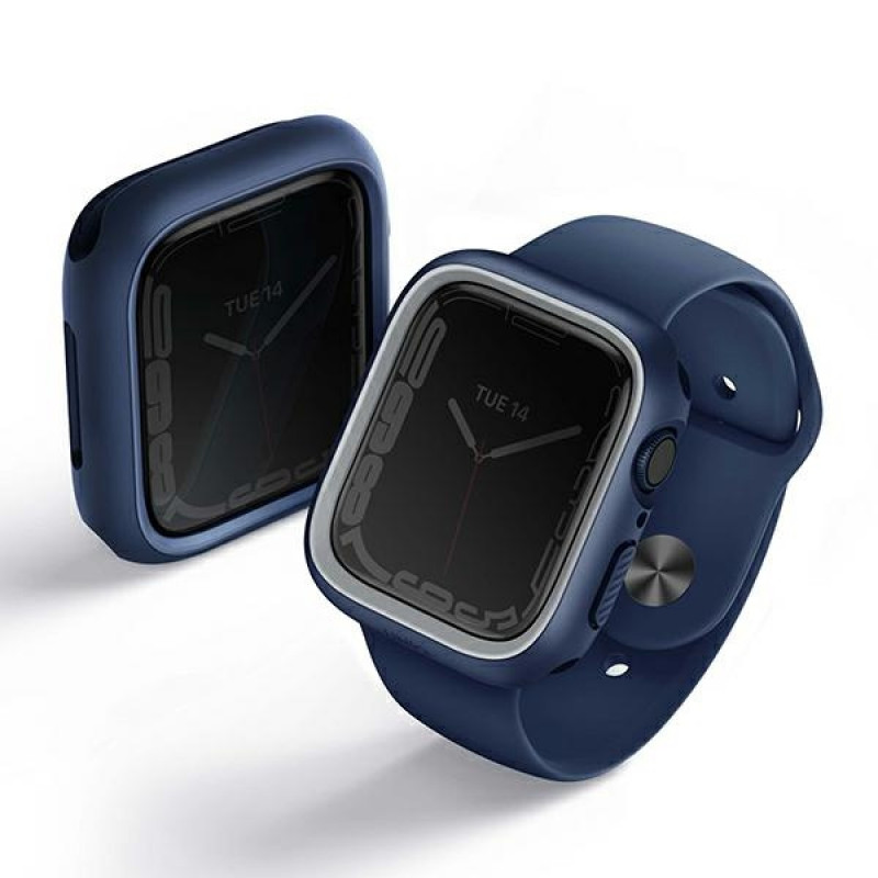 UNIQ Capa Moduo para Apple Watch 4/5/6/7/8/9/SE 44/45 mm, azul-cinzento