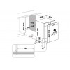 Máquina de lavar loiça encastrável Whirlpool WH7ITD14C6N6, 60 cm, 46 dB, 14 conjuntos de louça