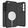 Capa Tech-Protect Silicone MagSafe para Samsung Galaxy S26, preta