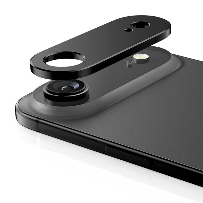 Capa para módulo de câmara Tech-Protect Camalloy Fit+ para Apple iPhone Air, preta