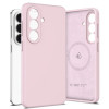 Capa Tech-Protect Silicone MagSafe para Samsung Galaxy S26+, rosa pérola