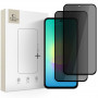Película de vidro temperado de privacidade Tech-Protect Glass SPY+ para Samsung Galaxy A27 5G (2 un.)