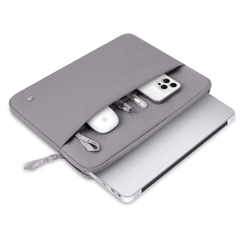 Capa para portátil Tech-Protect Sleeve 15-16", cinzento Crayon