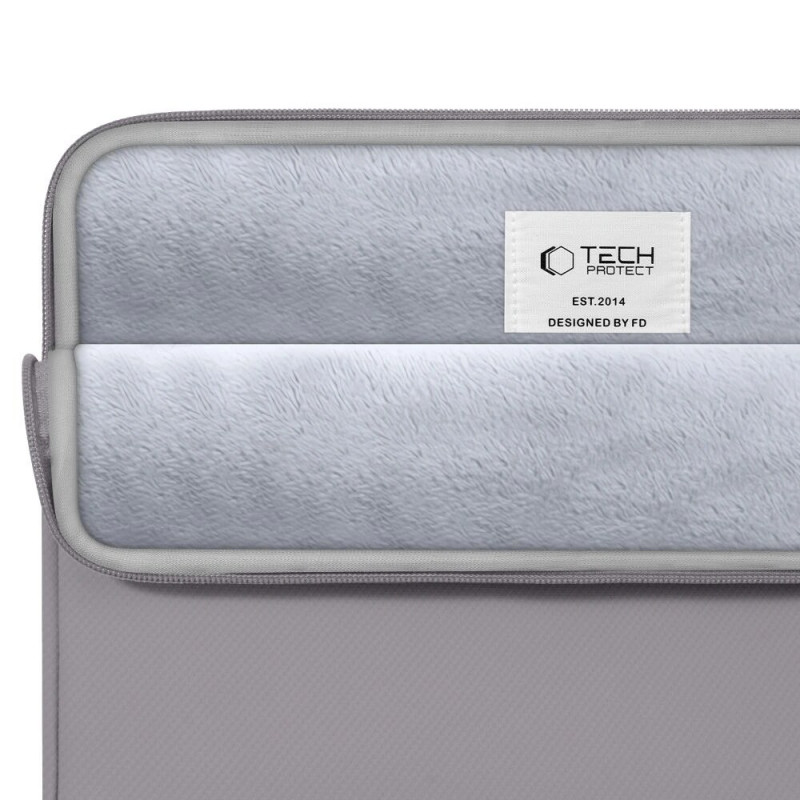 Capa para portátil Tech-Protect Sleeve 15-16", cinzento Crayon