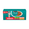 Purina ONE Sterilcat Comida para Gato, Vaca e Cenoura, 60 x 85 g
