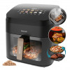 Fritadeira sem óleo Cecotec Cecofry&Grill Smokin' 8500, 8,5 L, 2200 W, preta