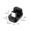 Adaptador USB-C angular Tech-Protect UltraBoost AA04, preto