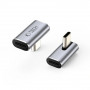 Adaptador USB-C angular Tech-Protect UltraBoost AA03, cinzento