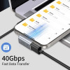 Adaptador USB-C angular Tech-Protect UltraBoost AA03, cinzento