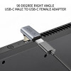 Adaptador USB-C angular Tech-Protect UltraBoost AA02, cinzento