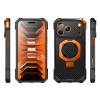 Capa Supcase UB Grip Mag MagSafe Aramid para Apple iPhone 17 Pro Max / 18 Pro Max, preta/laranja